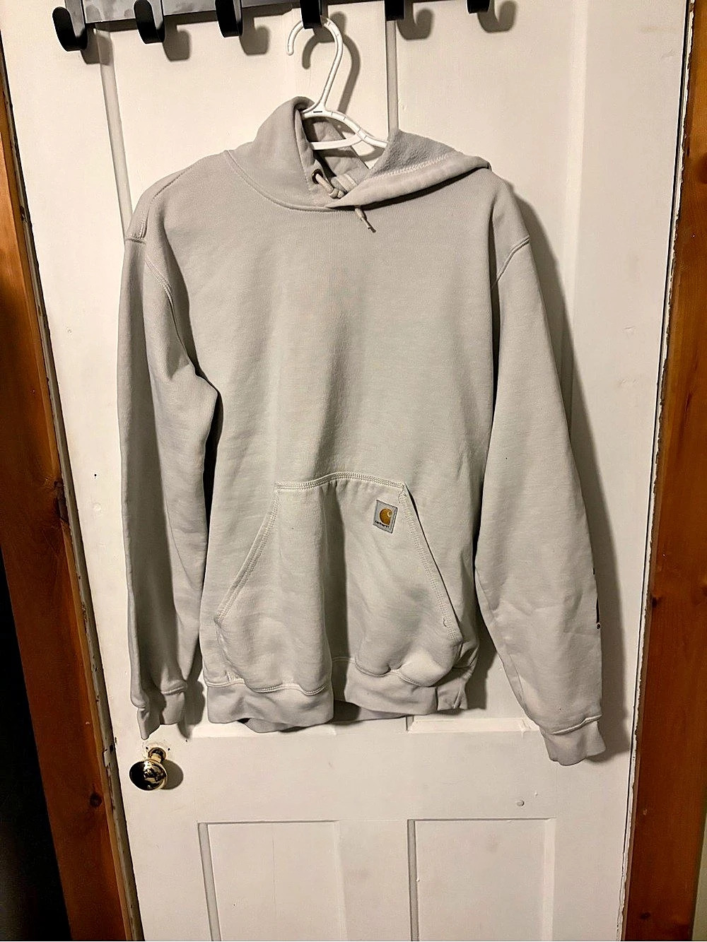 Carhartt Loose Fit Midweight Logo Sleeve Graphic Sweatshirt white Small